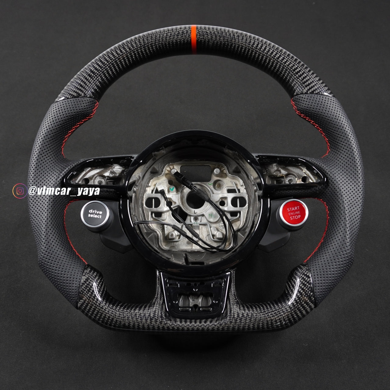 Private Custom Carbon Fiber Steering Wheel For Audi A1 A3 A4 A5 A6 A7 S6 S7 Q3
