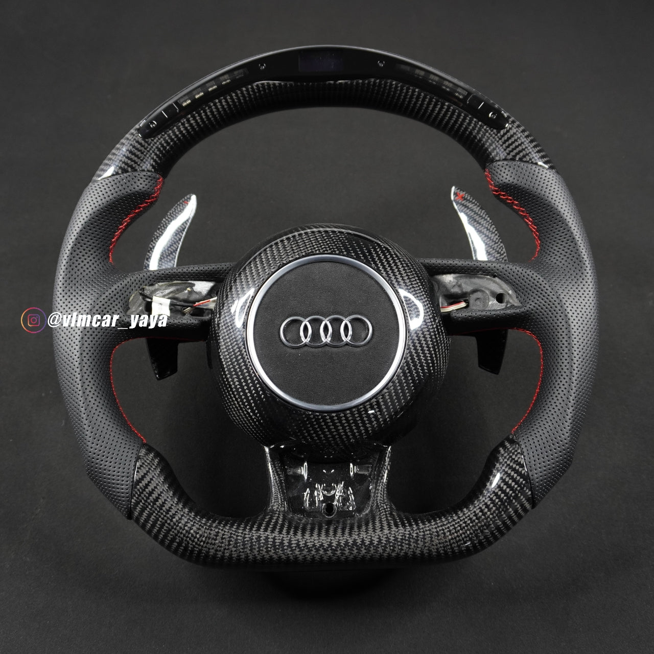 Private Custom Carbon Fiber Steering Wheel For Audi A1 A3 A4 A5 A6 A7 S6 S7 Q3
