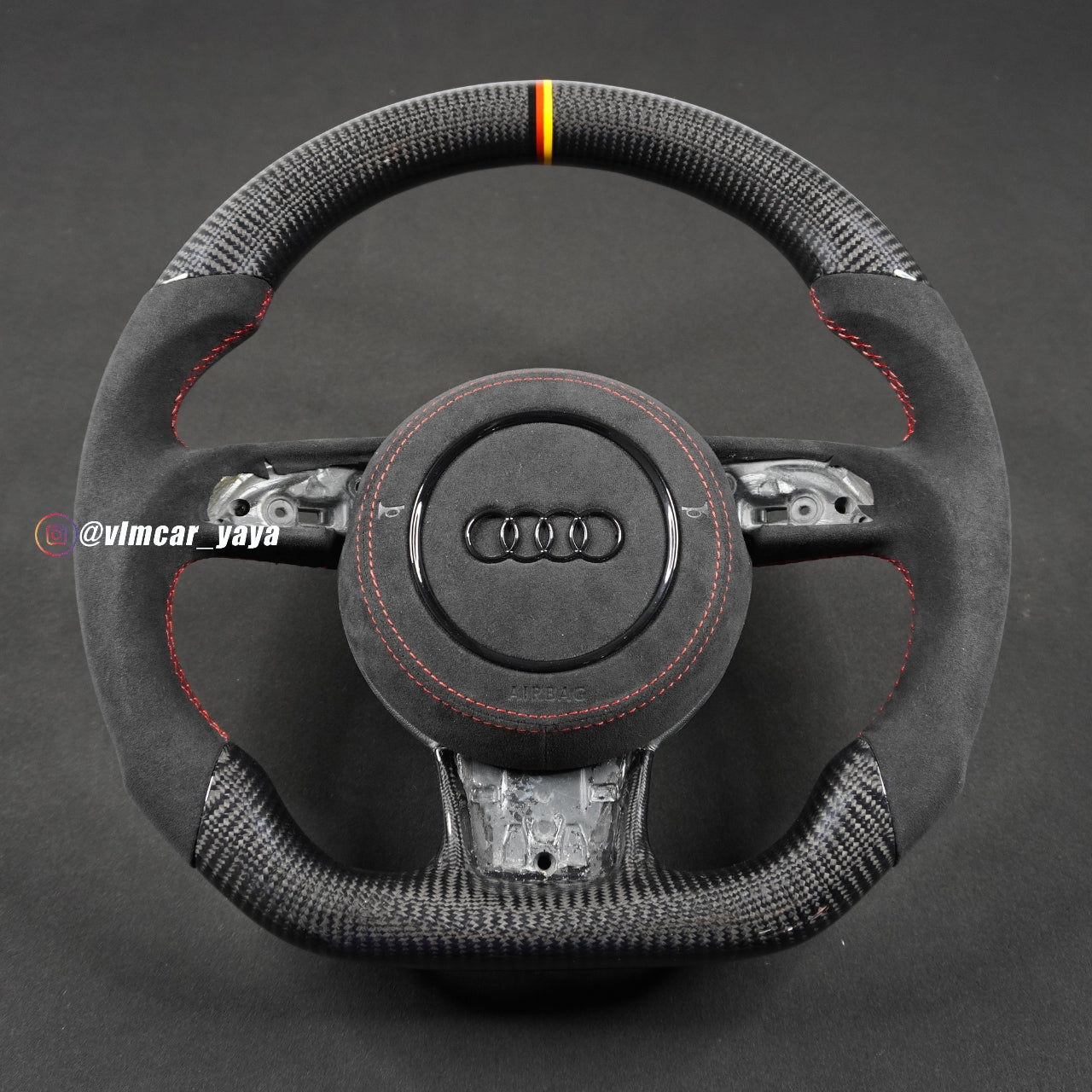Private Custom Carbon Fiber Steering Wheel For Audi A1 A3 A4 A5 A6 A7 S6 S7 Q3