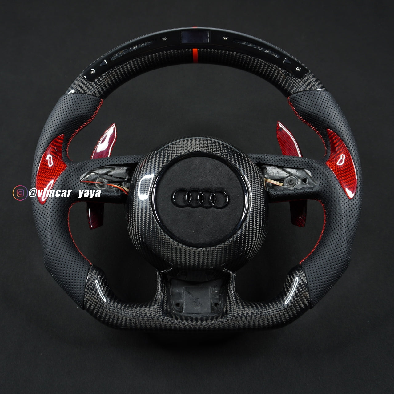 Private Custom Carbon Fiber Steering Wheel For Audi A1 A3 A4 A5 A6 A7 S6 S7 Q3
