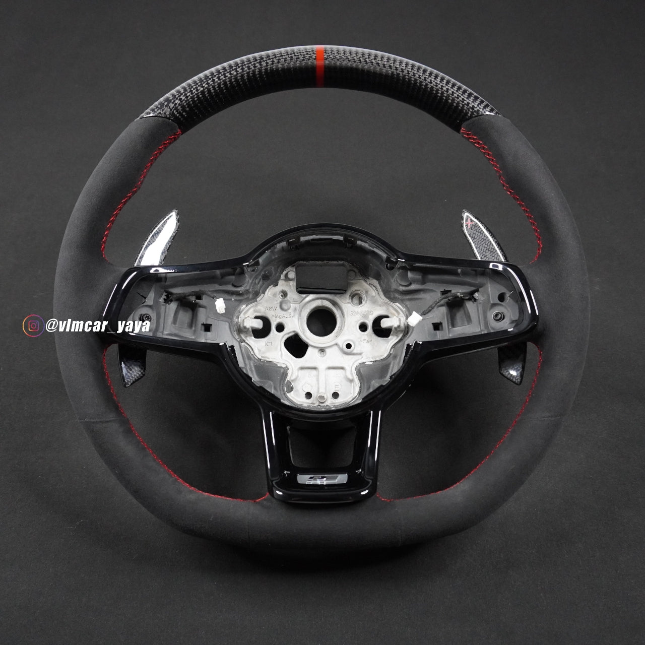 Private Custom Carbon Fiber Steering Wheel For Volkswagen Golf7 MK7 R GTI VW