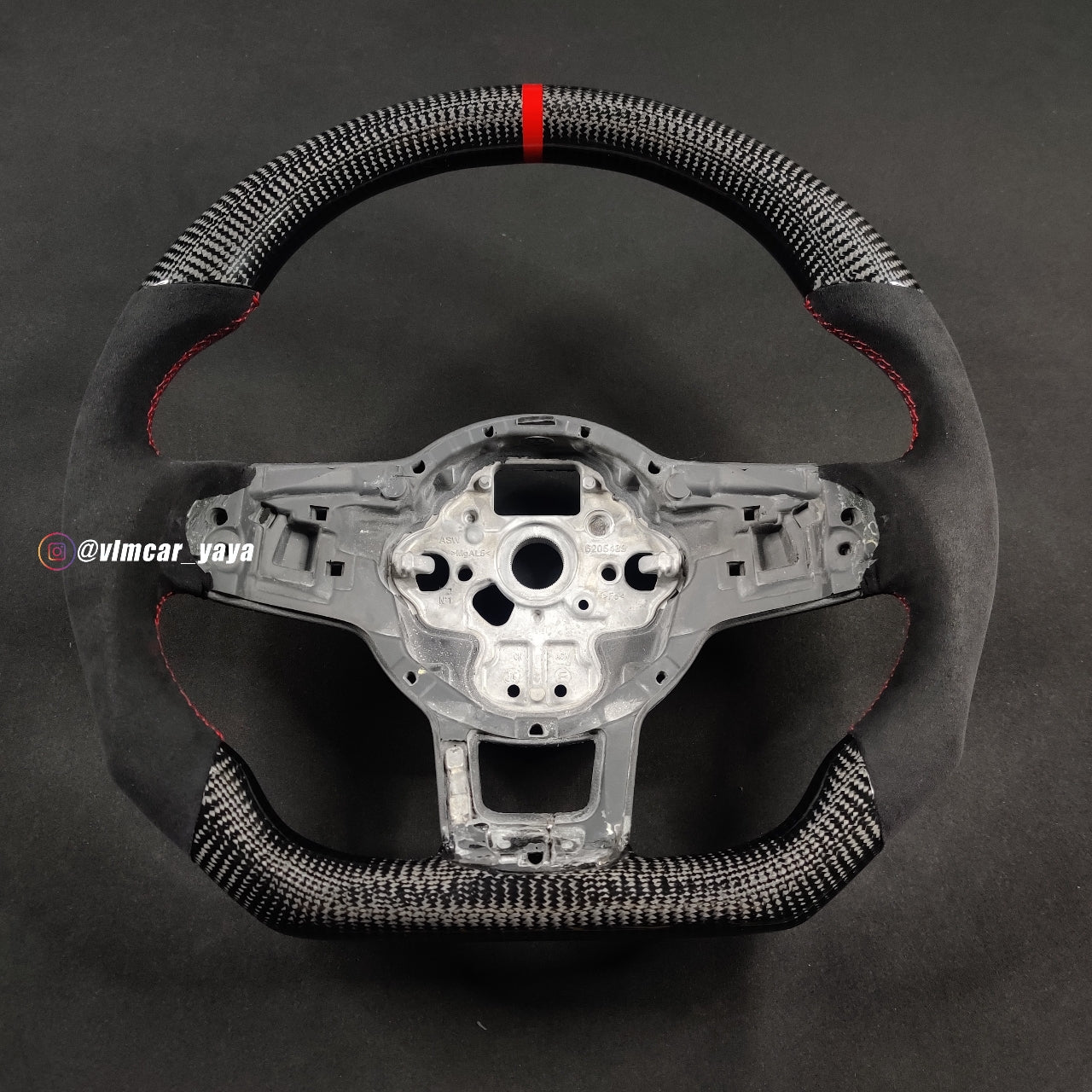 Private Custom Carbon Fiber Steering Wheel For Volkswagen Golf7 MK7 R GTI VW