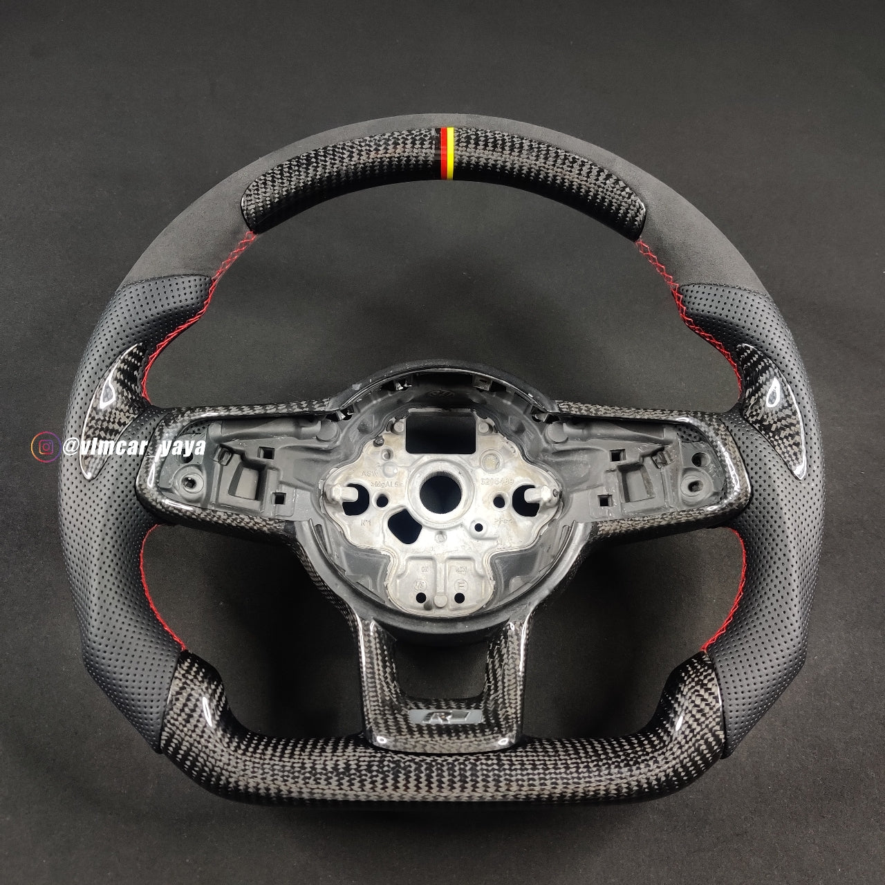 Private Custom Carbon Fiber Steering Wheel For Volkswagen Golf7 MK7 R GTI VW