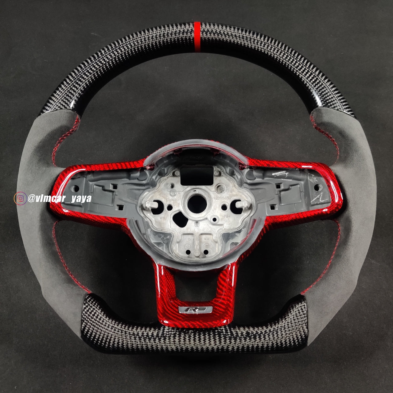 Private Custom Carbon Fiber Steering Wheel For Volkswagen Golf7 MK7 R GTI VW