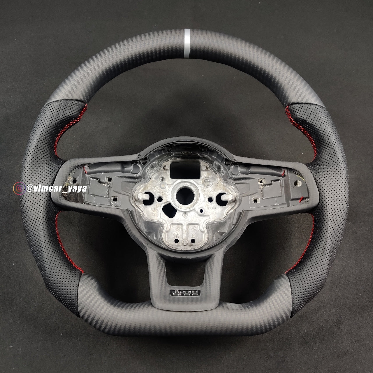 Private Custom Carbon Fiber Steering Wheel For Volkswagen Golf7 MK7 R GTI VW