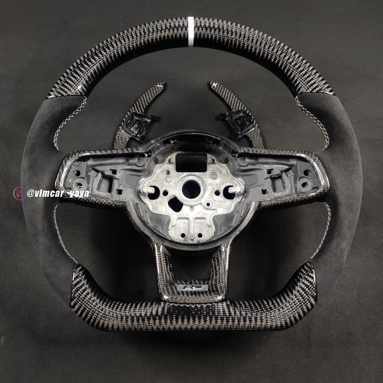 Private Custom Carbon Fiber Steering Wheel For Volkswagen Golf7 MK7 R GTI VW