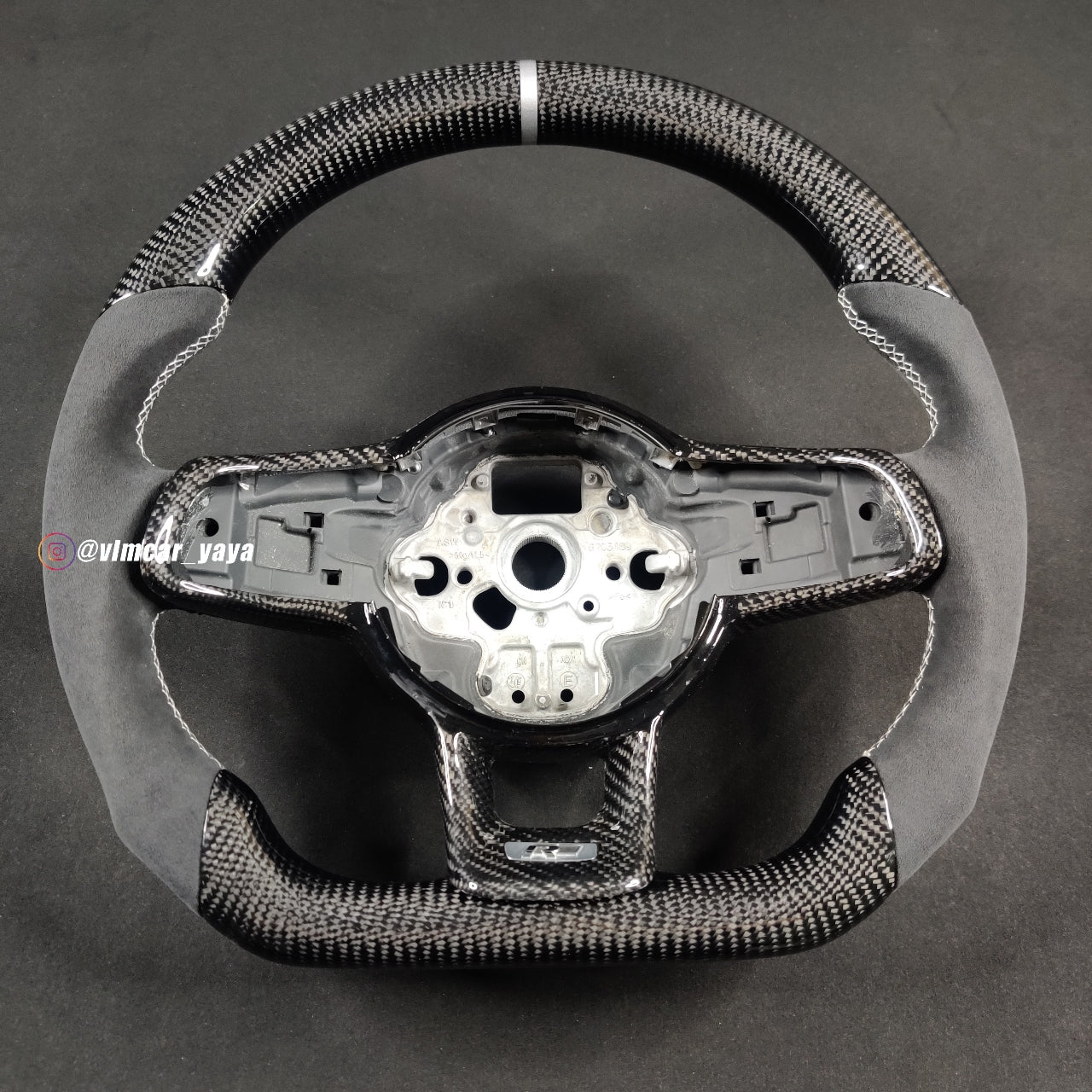 Private Custom Carbon Fiber Steering Wheel For Volkswagen Golf7 MK7 R GTI VW