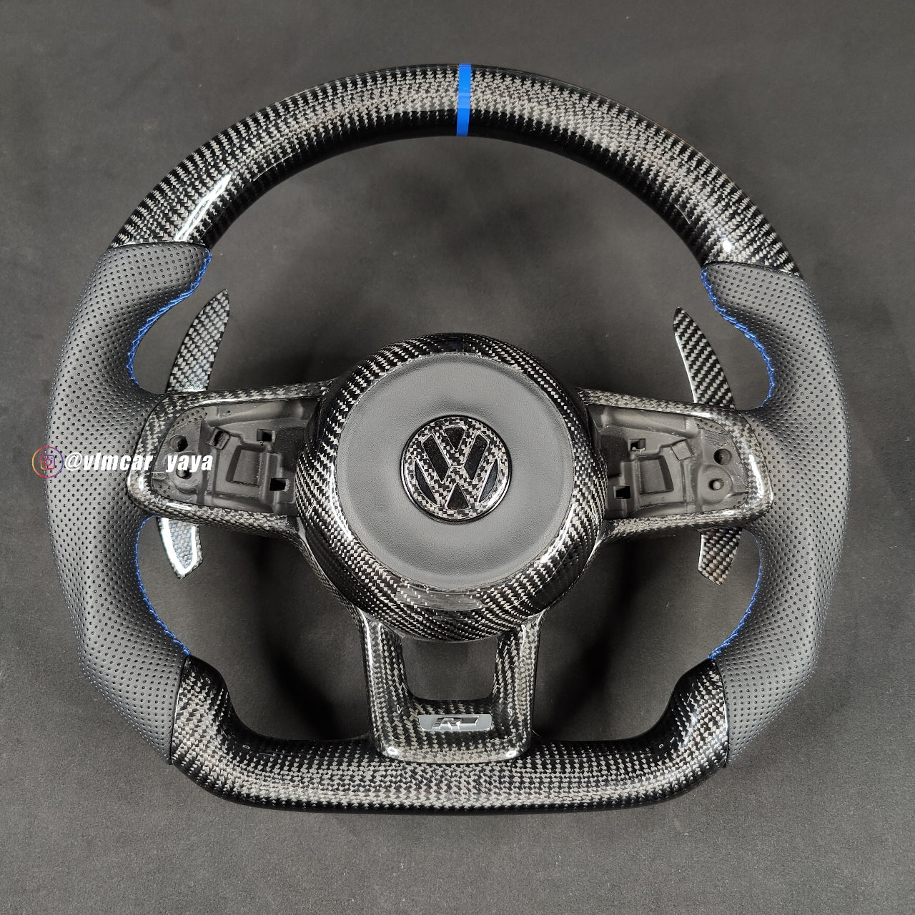 Private Custom Carbon Fiber Steering Wheel For Volkswagen Golf7 MK7 R GTI VW