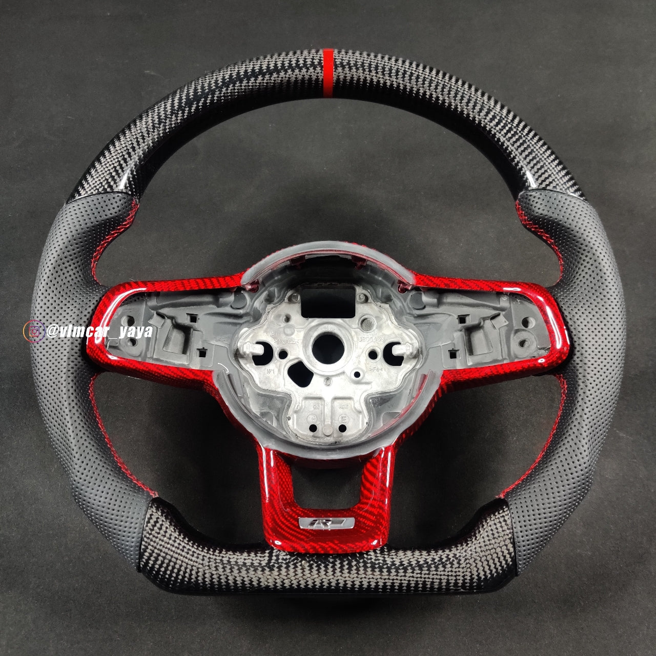Private Custom Carbon Fiber Steering Wheel For Volkswagen Golf7 MK7 R GTI VW