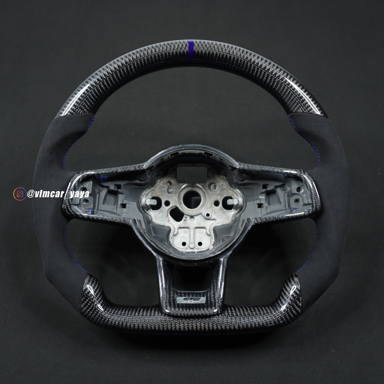 Private Custom Carbon Fiber Steering Wheel For Volkswagen Golf7 MK7 R GTI VW