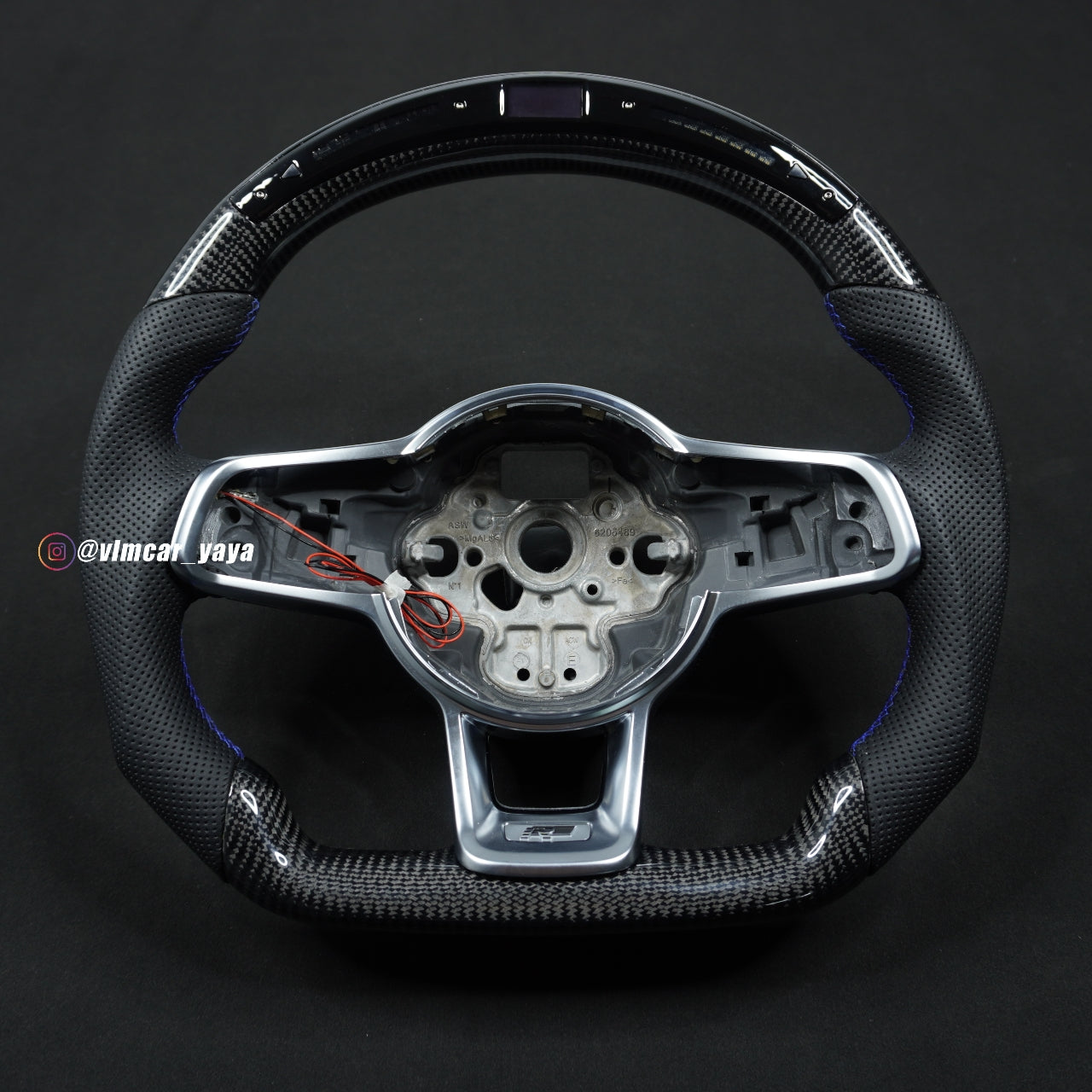 Private Custom Carbon Fiber Steering Wheel For Volkswagen Golf7 MK7 R GTI VW
