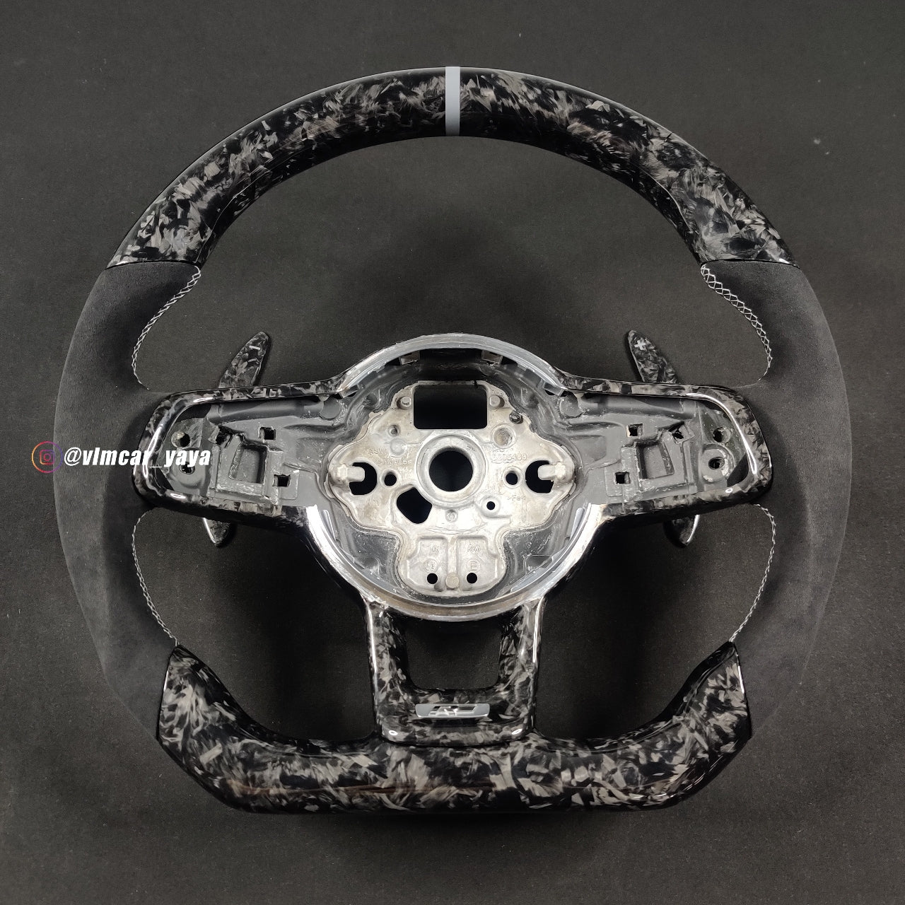 Private Custom Carbon Fiber Steering Wheel For Volkswagen Golf7 MK7 R GTI VW