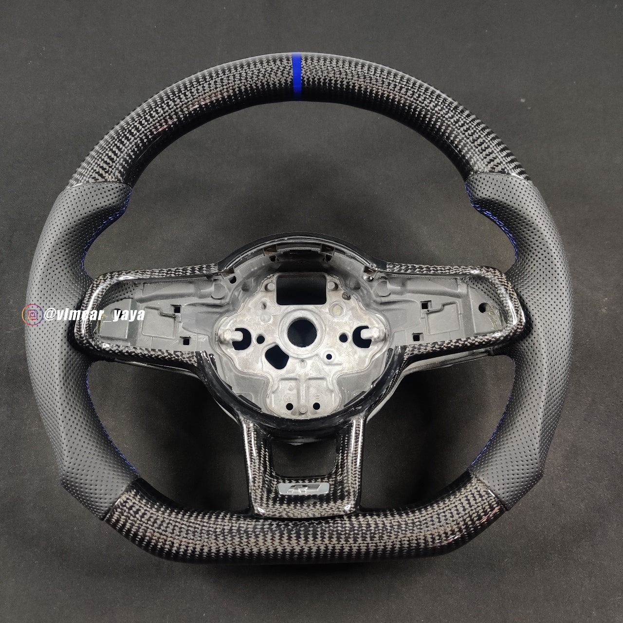 Private Custom Carbon Fiber Steering Wheel For Volkswagen Golf7 MK7 R GTI VW