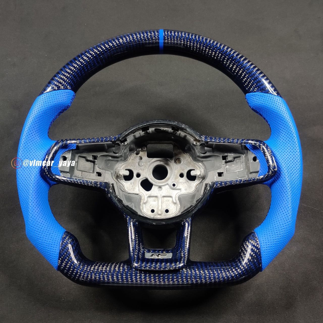Private Custom Carbon Fiber Steering Wheel For Volkswagen Golf7 MK7 R GTI VW