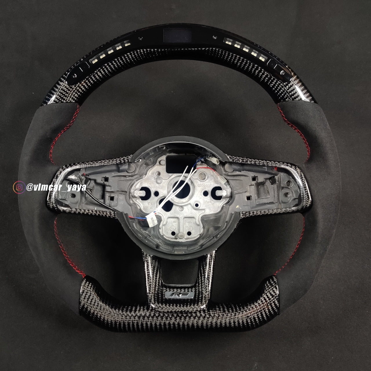 Private Custom Carbon Fiber Steering Wheel For Volkswagen Golf7 MK7 R GTI VW