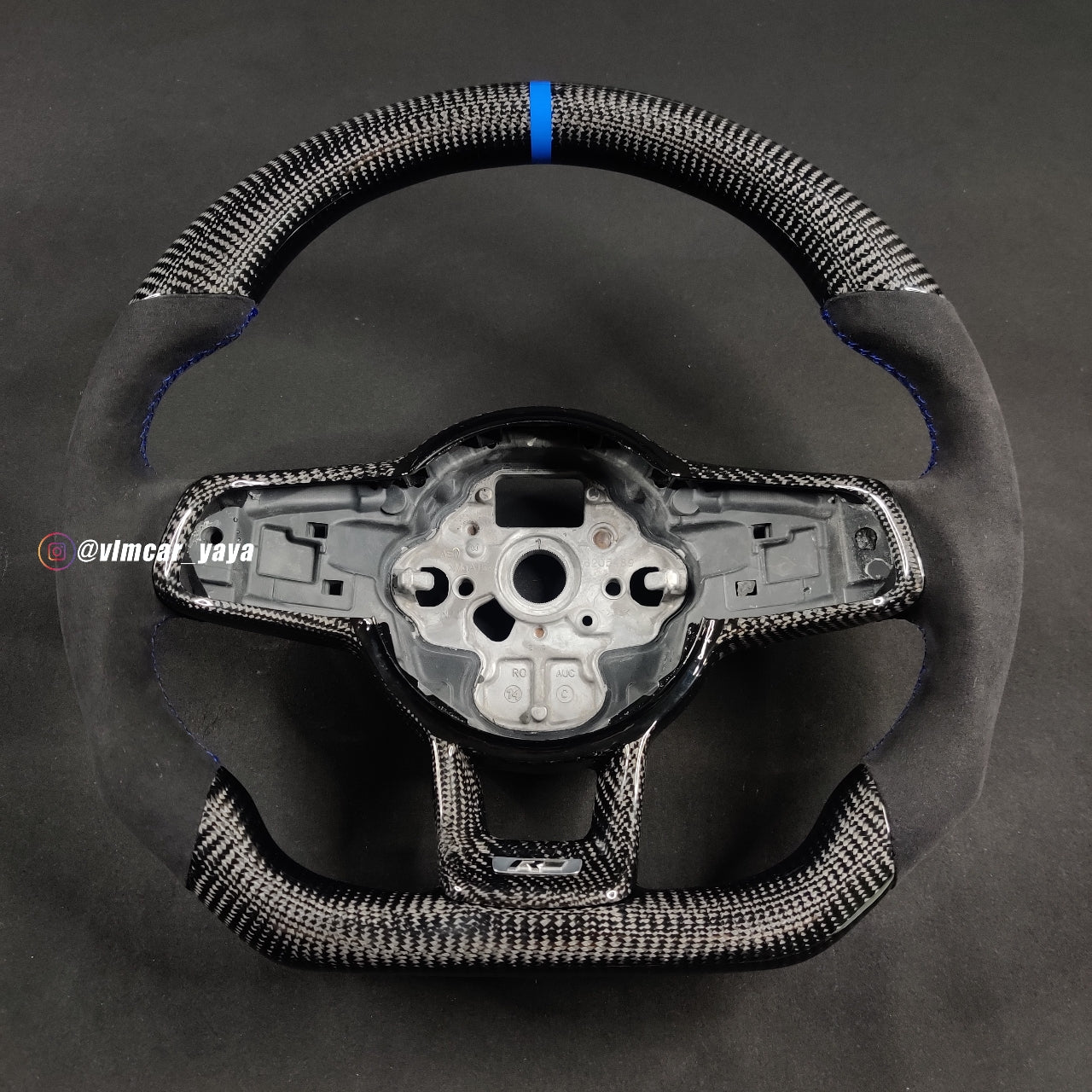 Private Custom Carbon Fiber Steering Wheel For Volkswagen Golf7 MK7 R GTI VW