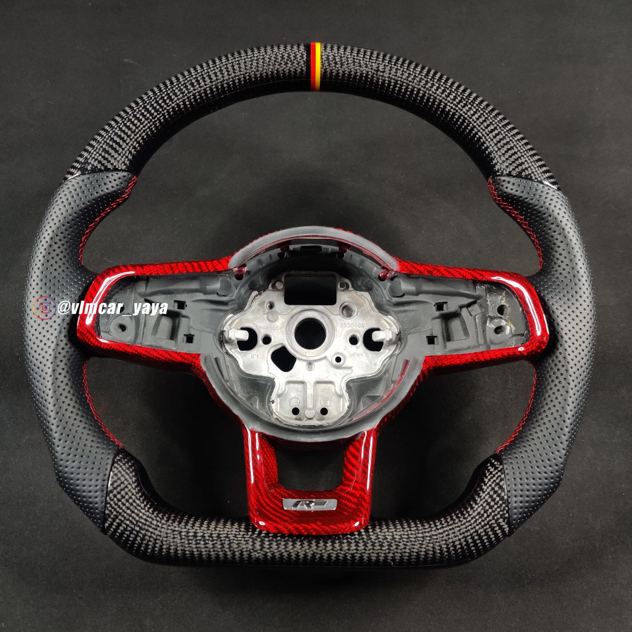 Private Custom Carbon Fiber Steering Wheel For Volkswagen Golf7 MK7 R GTI VW