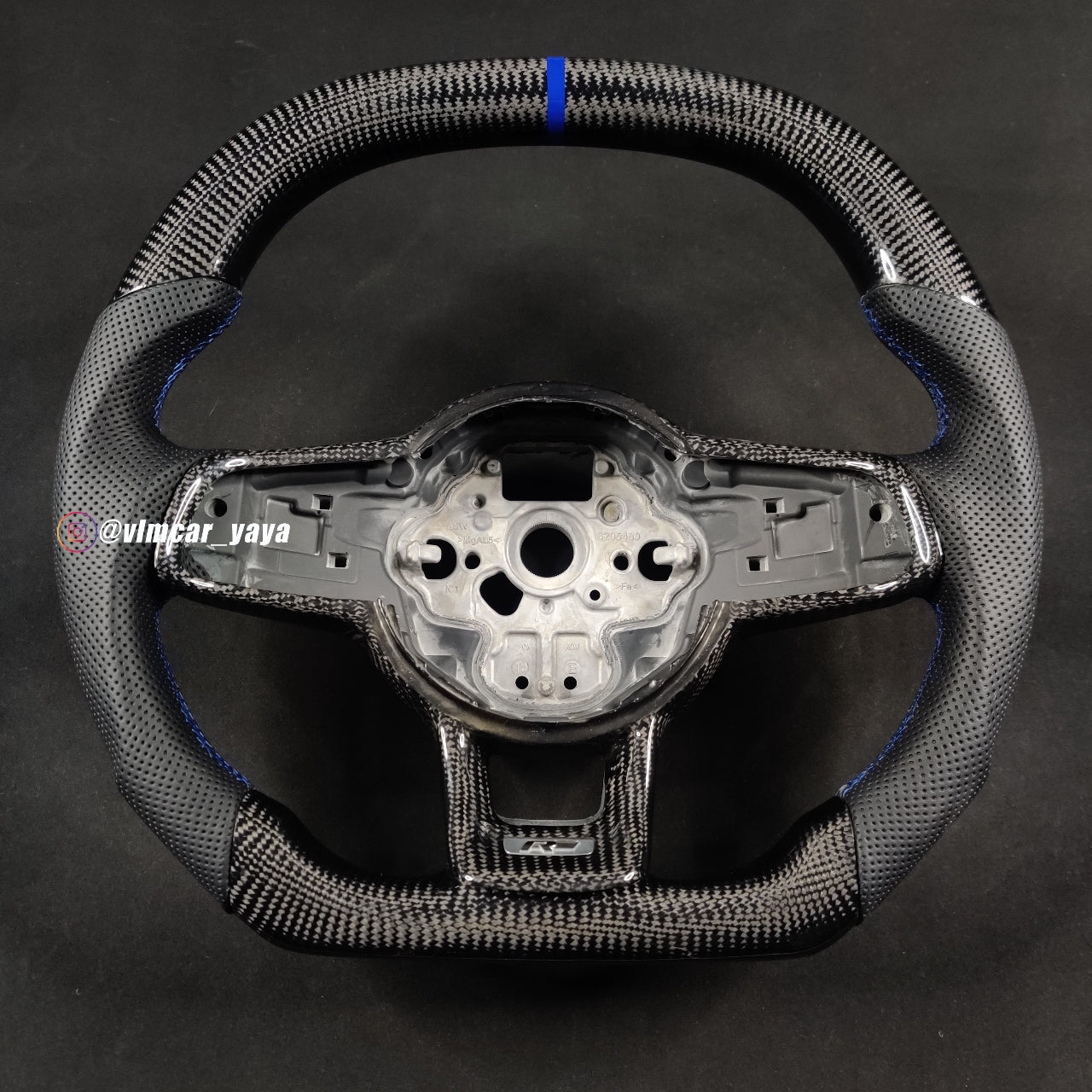 Private Custom Carbon Fiber Steering Wheel For Volkswagen Golf7 MK7 R GTI VW