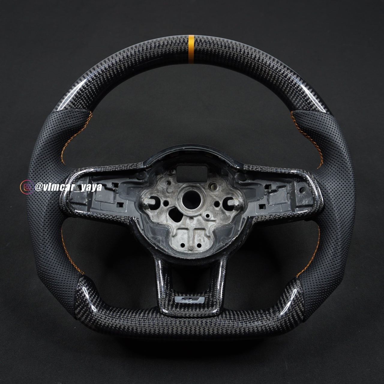 Private Custom Carbon Fiber Steering Wheel For Volkswagen Golf7 MK7 R GTI VW