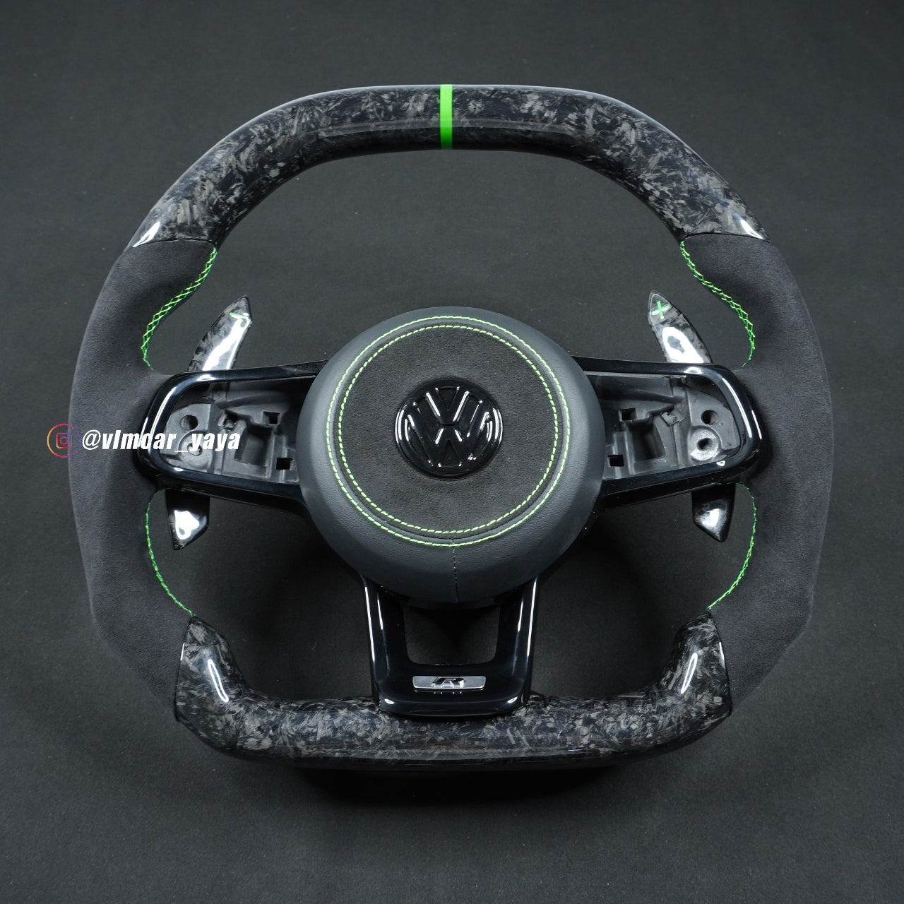 Private Custom Carbon Fiber Steering Wheel For Volkswagen Golf7 MK7 R GTI VW