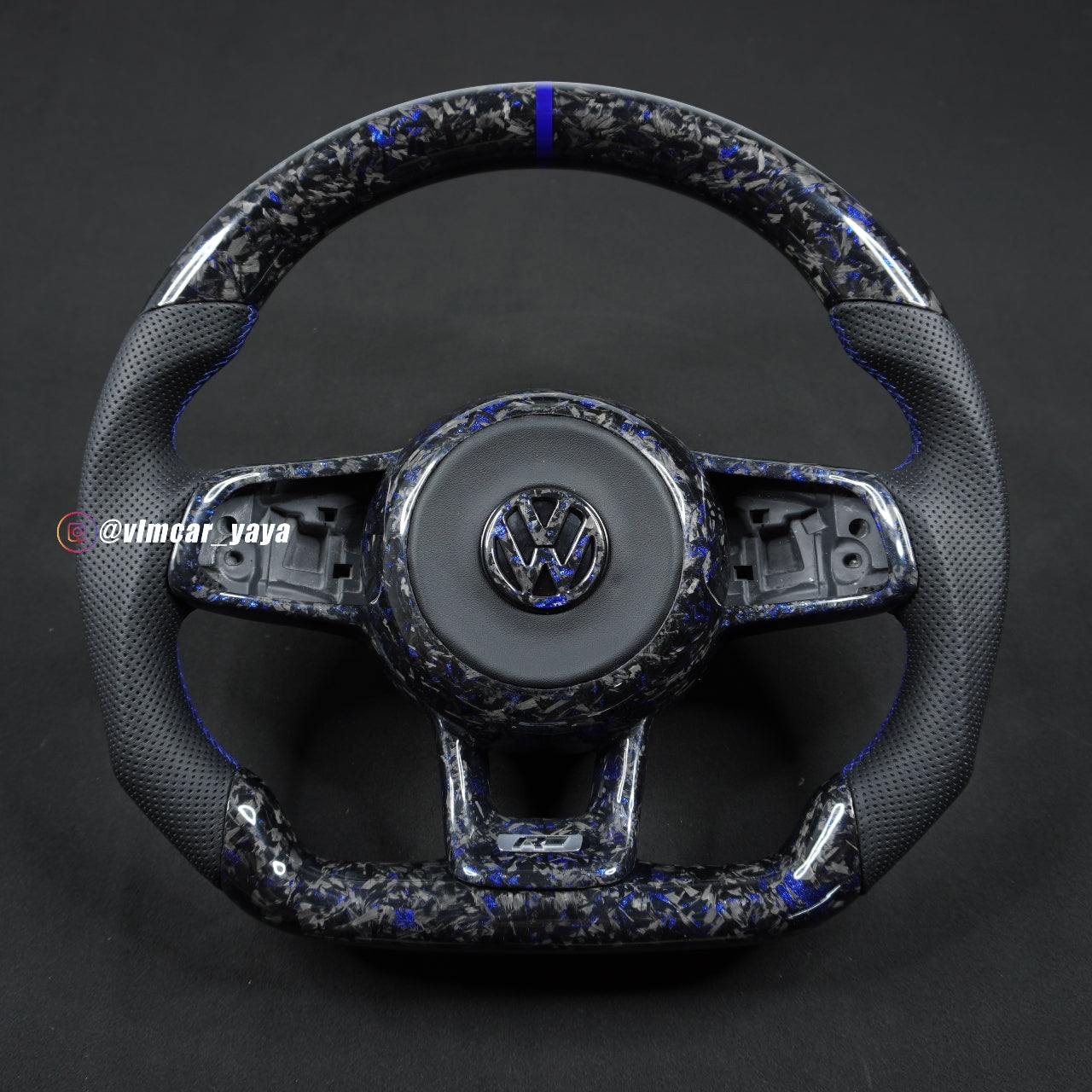 Private Custom Carbon Fiber Steering Wheel For Volkswagen Golf7 MK7 R GTI VW