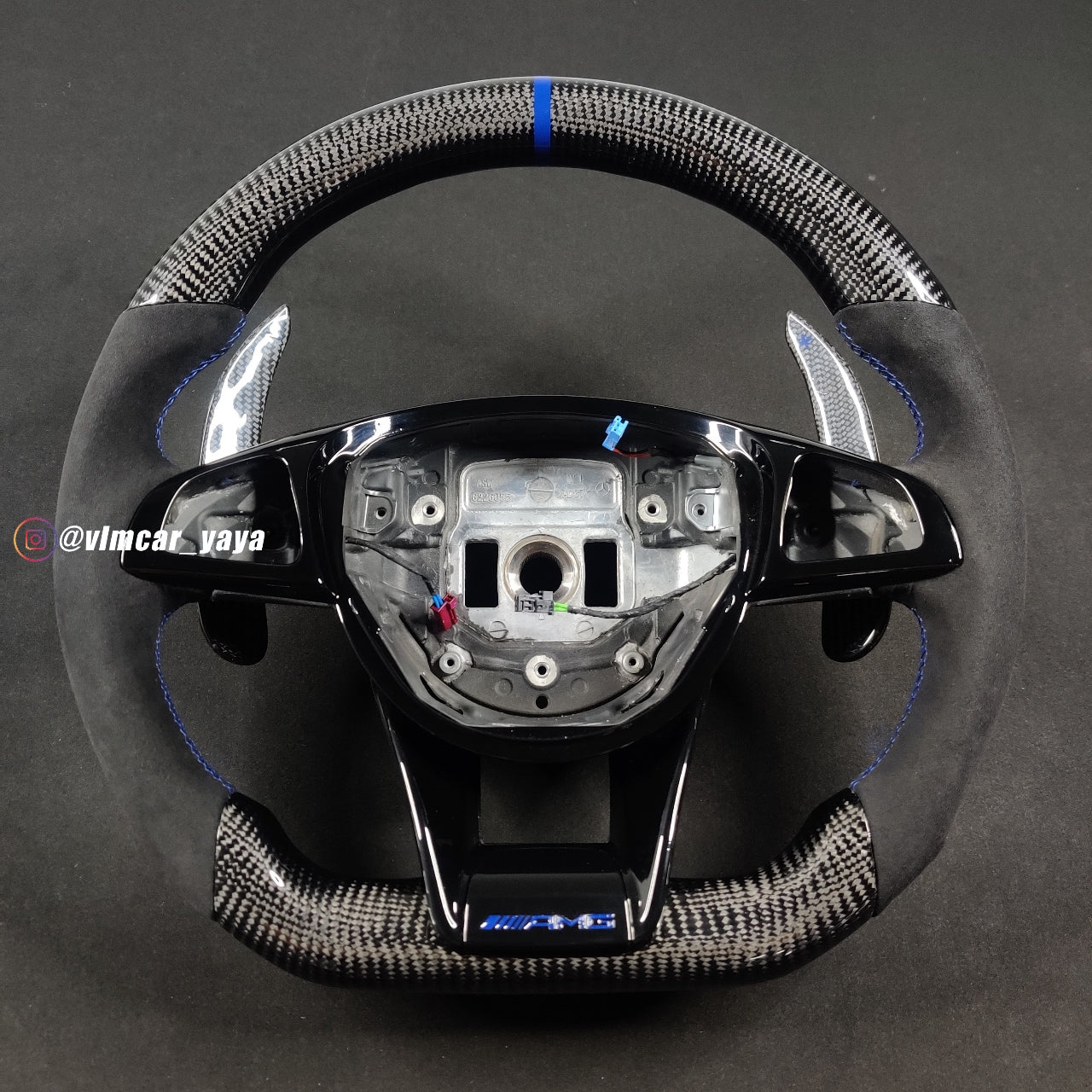 Private Custom Carbon Fiber Steering Wheel For Benz C-class CLA GLA W205 W117 W176