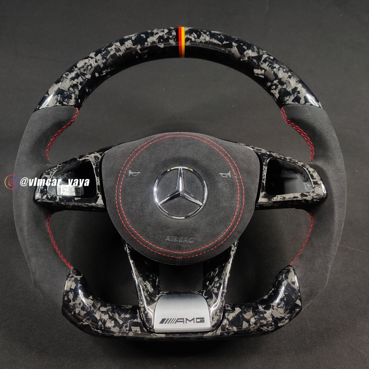Private Custom Carbon Fiber Steering Wheel For Benz C-class CLA GLA W205 W117 W176