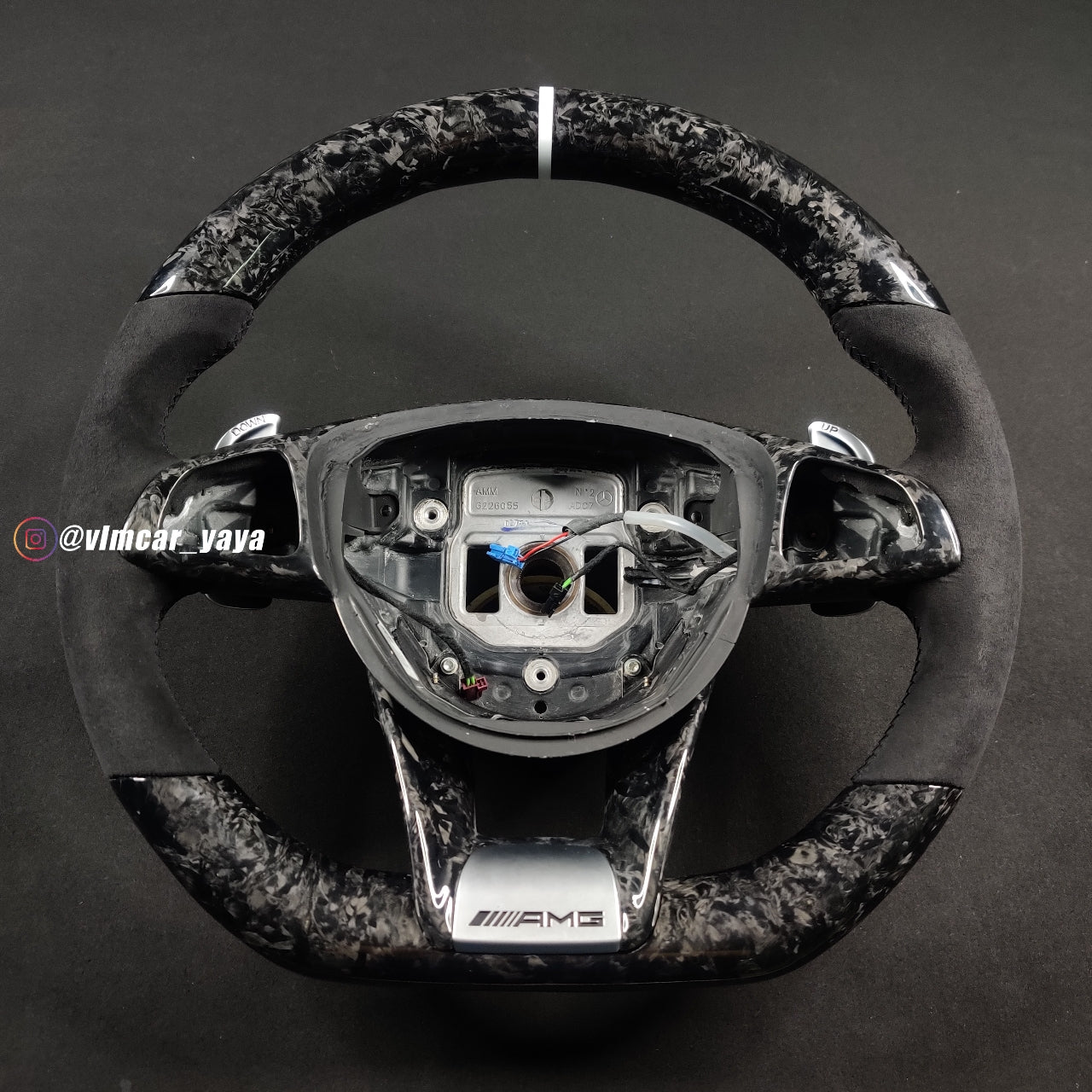 Private Custom Carbon Fiber Steering Wheel For Benz C-class CLA GLA W205 W117 W176