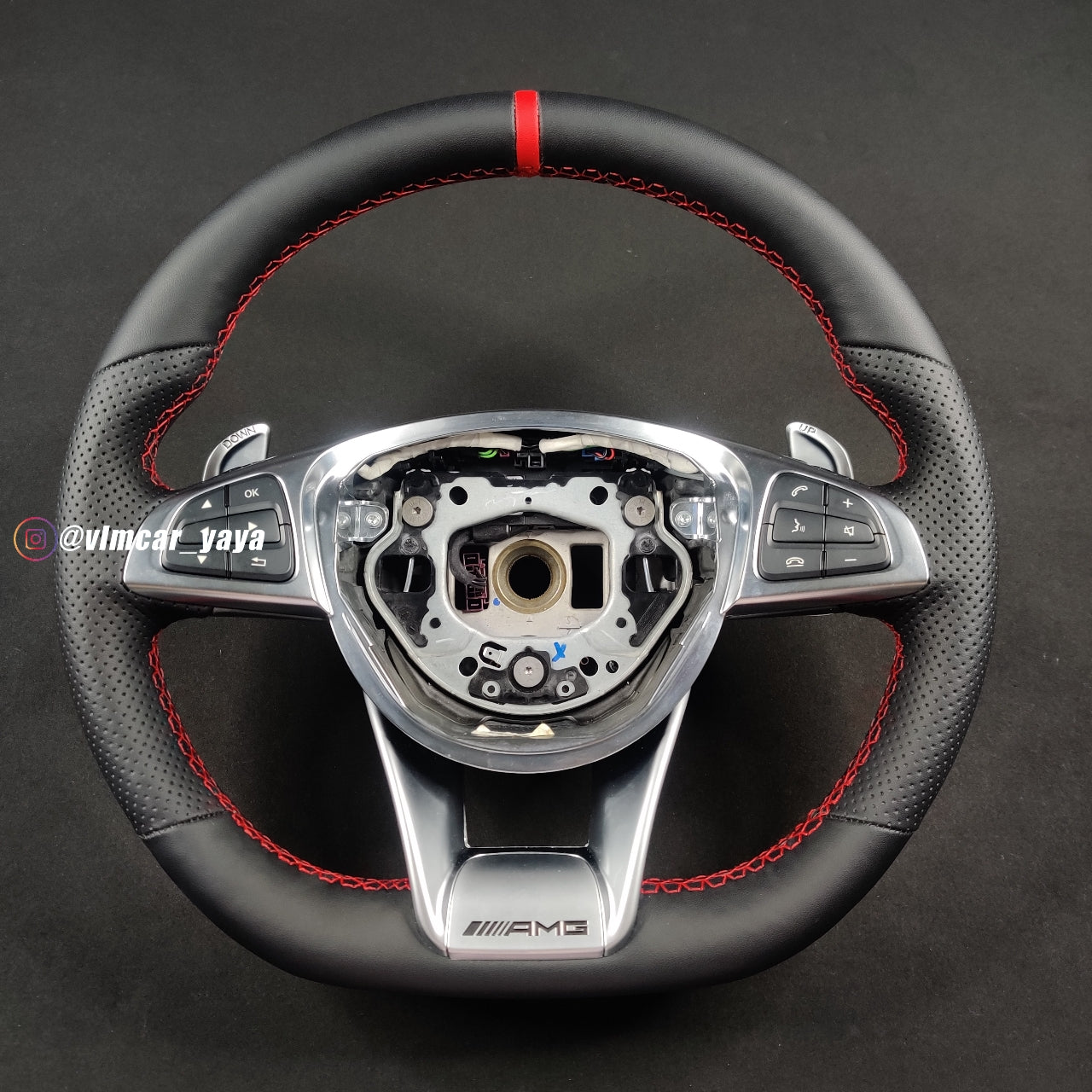 Private Custom Carbon Fiber Steering Wheel For Benz C-class CLA GLA W205 W117 W176