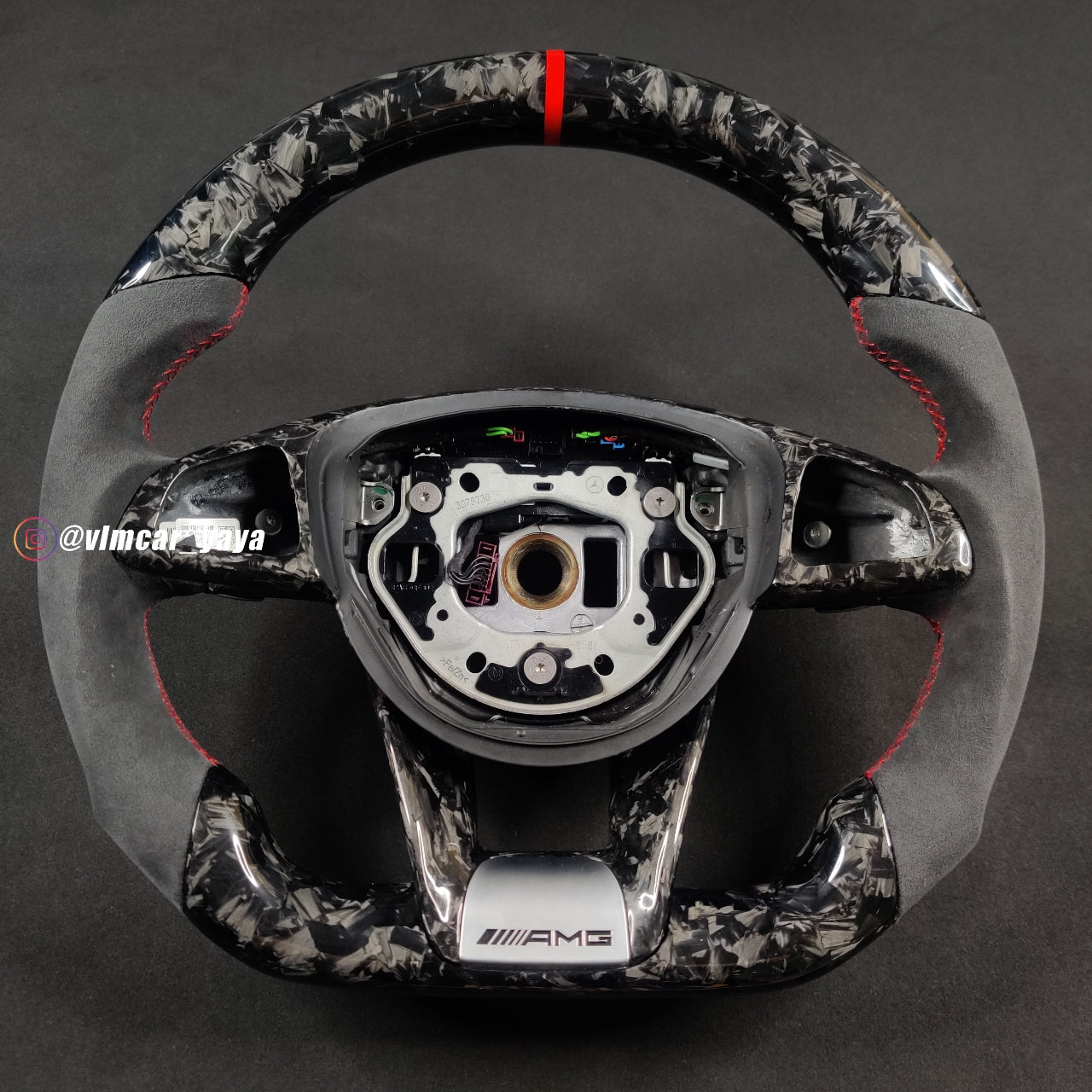 Private Custom Carbon Fiber Steering Wheel For Benz C-class CLA GLA W205 W117 W176