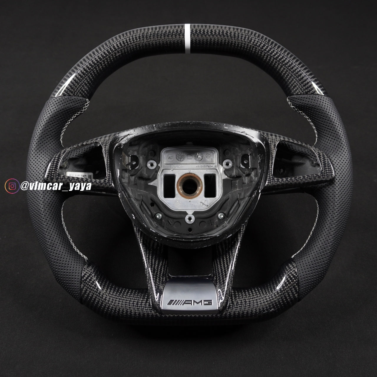 Private Custom Carbon Fiber Steering Wheel For Benz C-class CLA GLA W205 W117 W176