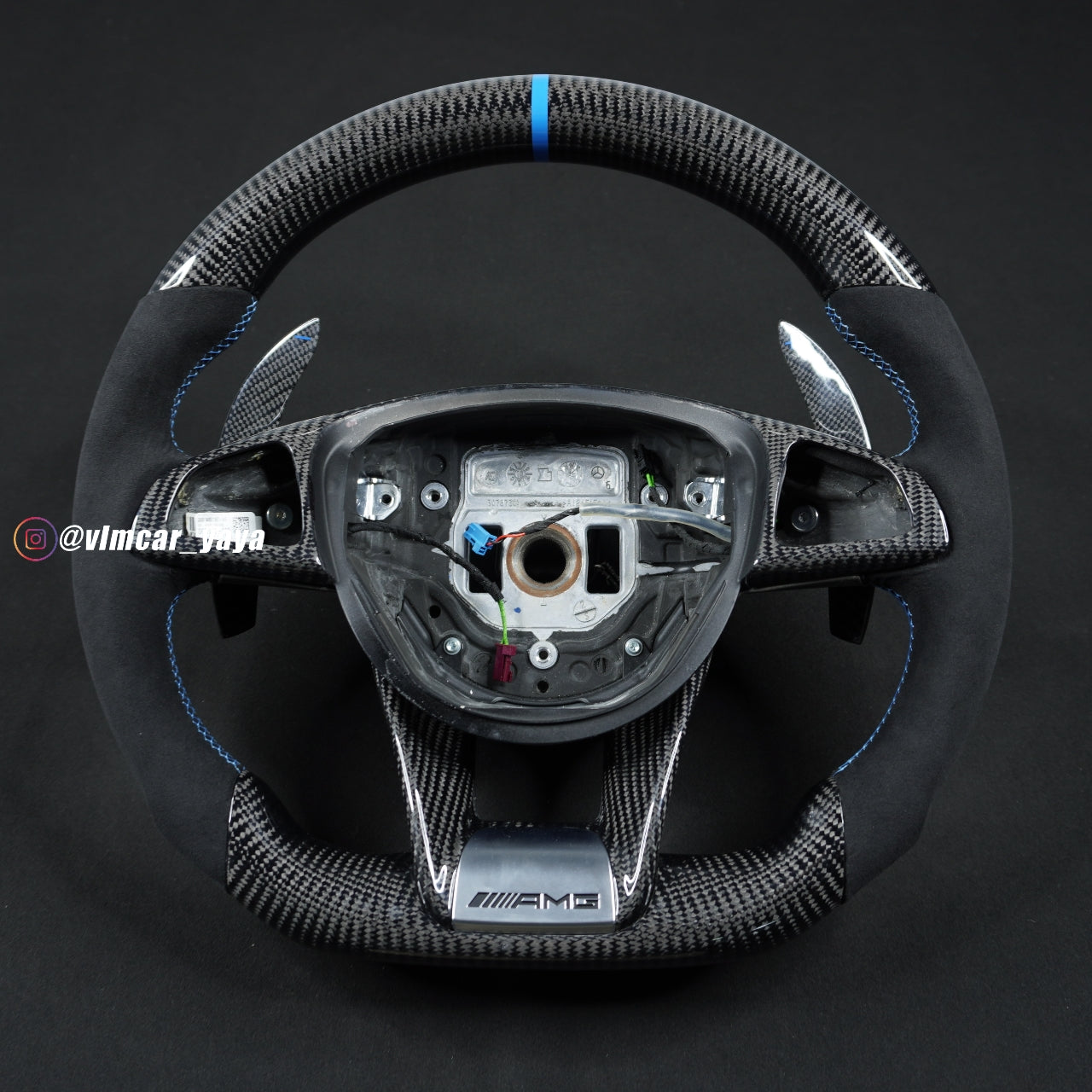 Private Custom Carbon Fiber Steering Wheel For Benz C-class CLA GLA W205 W117 W176
