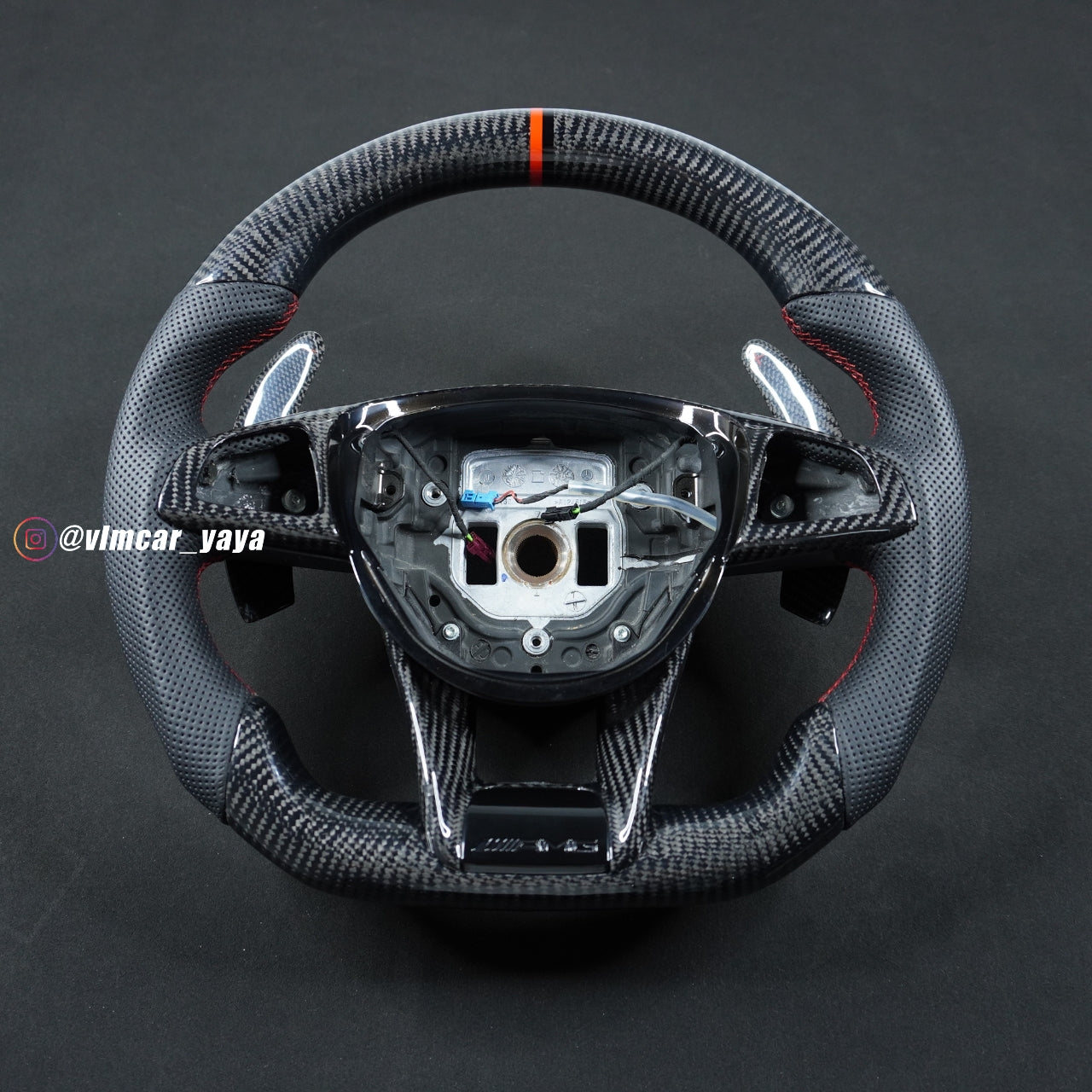 Private Custom Carbon Fiber Steering Wheel For Benz C-class CLA GLA W205 W117 W176