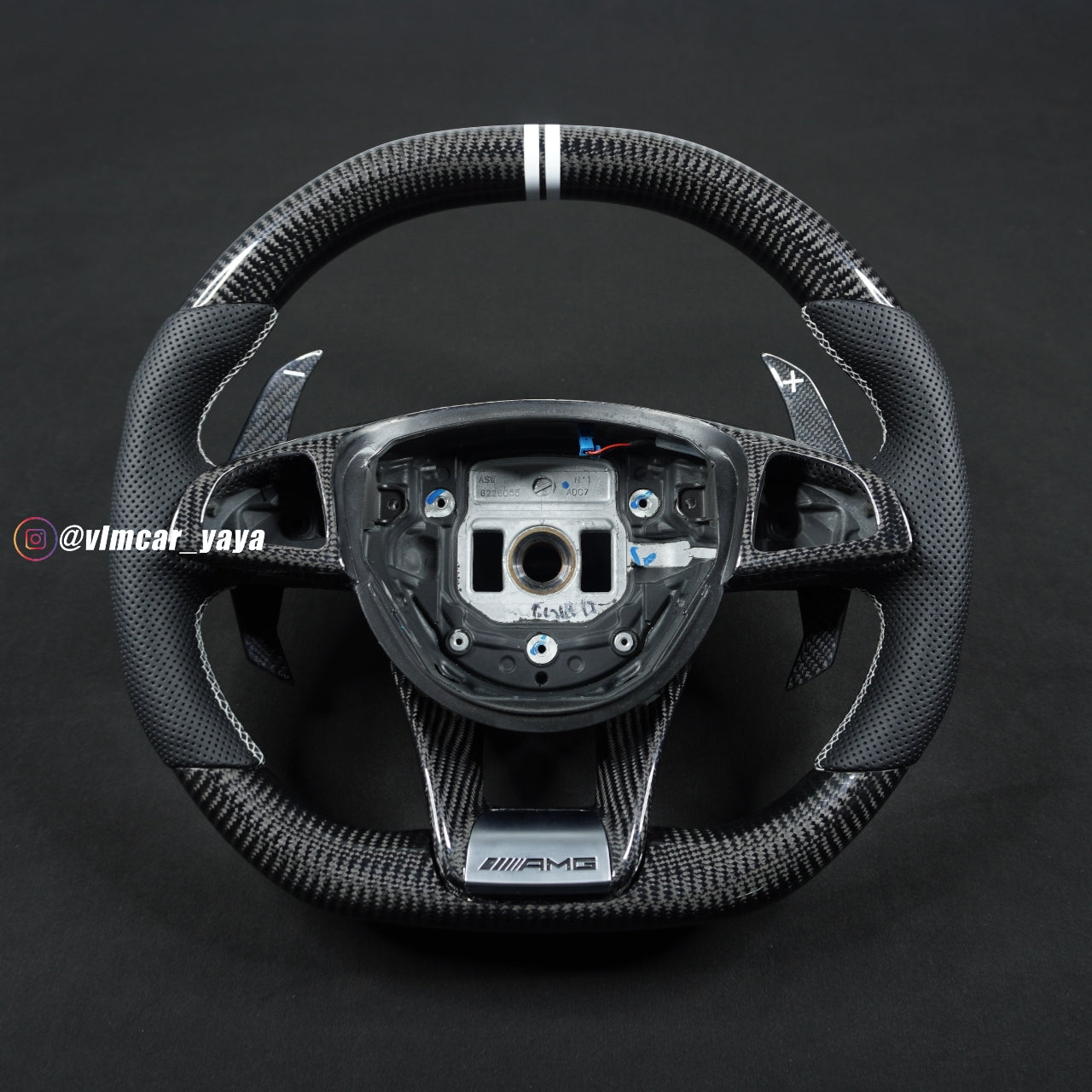 Private Custom Carbon Fiber Steering Wheel For Benz C-class CLA GLA W205 W117 W176