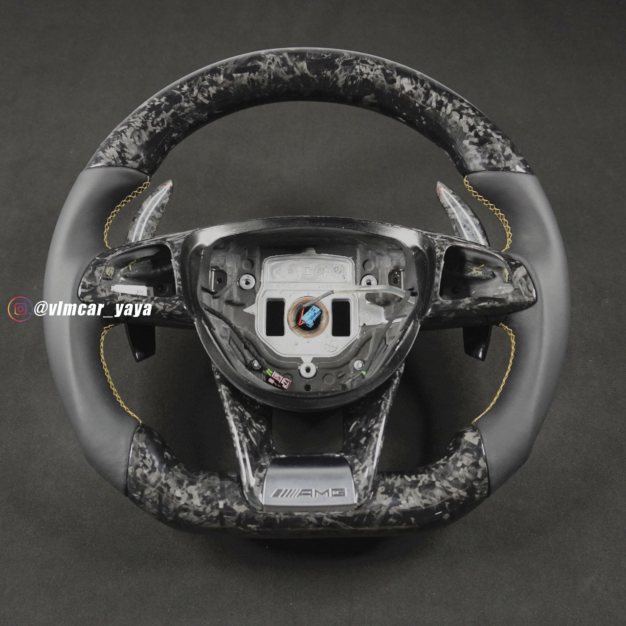 Private Custom Carbon Fiber Steering Wheel For Benz C-class CLA GLA W205 W117 W176