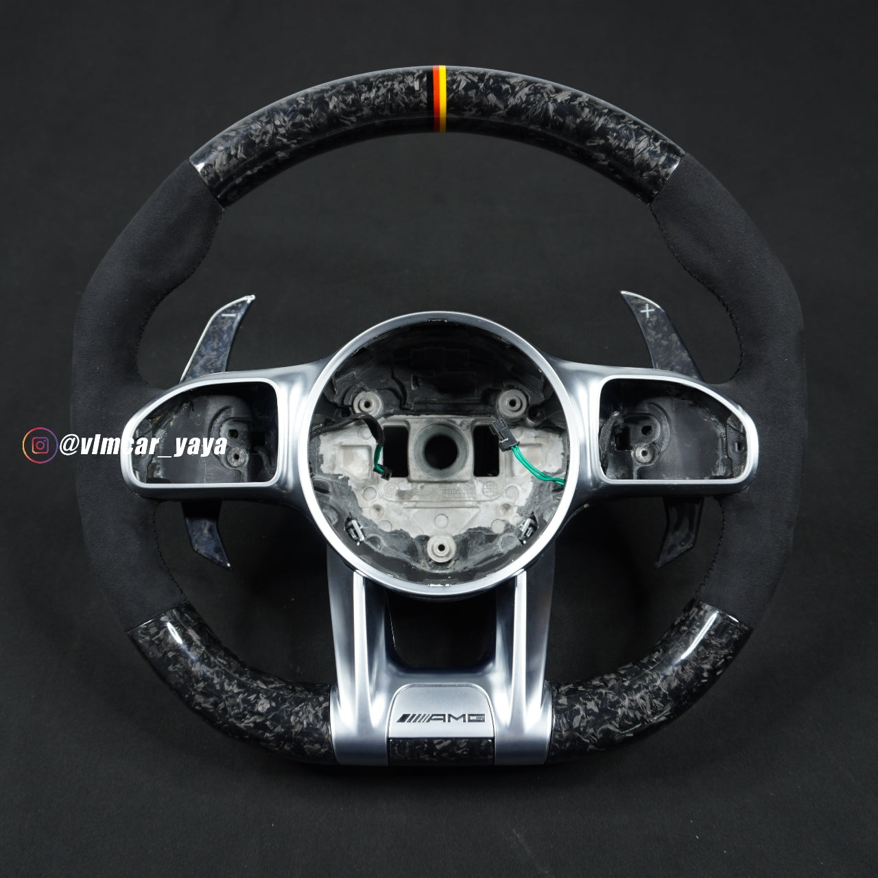 Private Custom Carbon Fiber Steering Wheel For Mercedes Benz C/ E / S / G AMG / Old  Model to New AMG 809