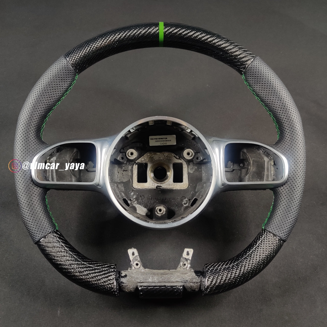 Private Custom Carbon Fiber Steering Wheel For Mercedes Benz C/ E / S / G AMG / Old  Model to New AMG 809