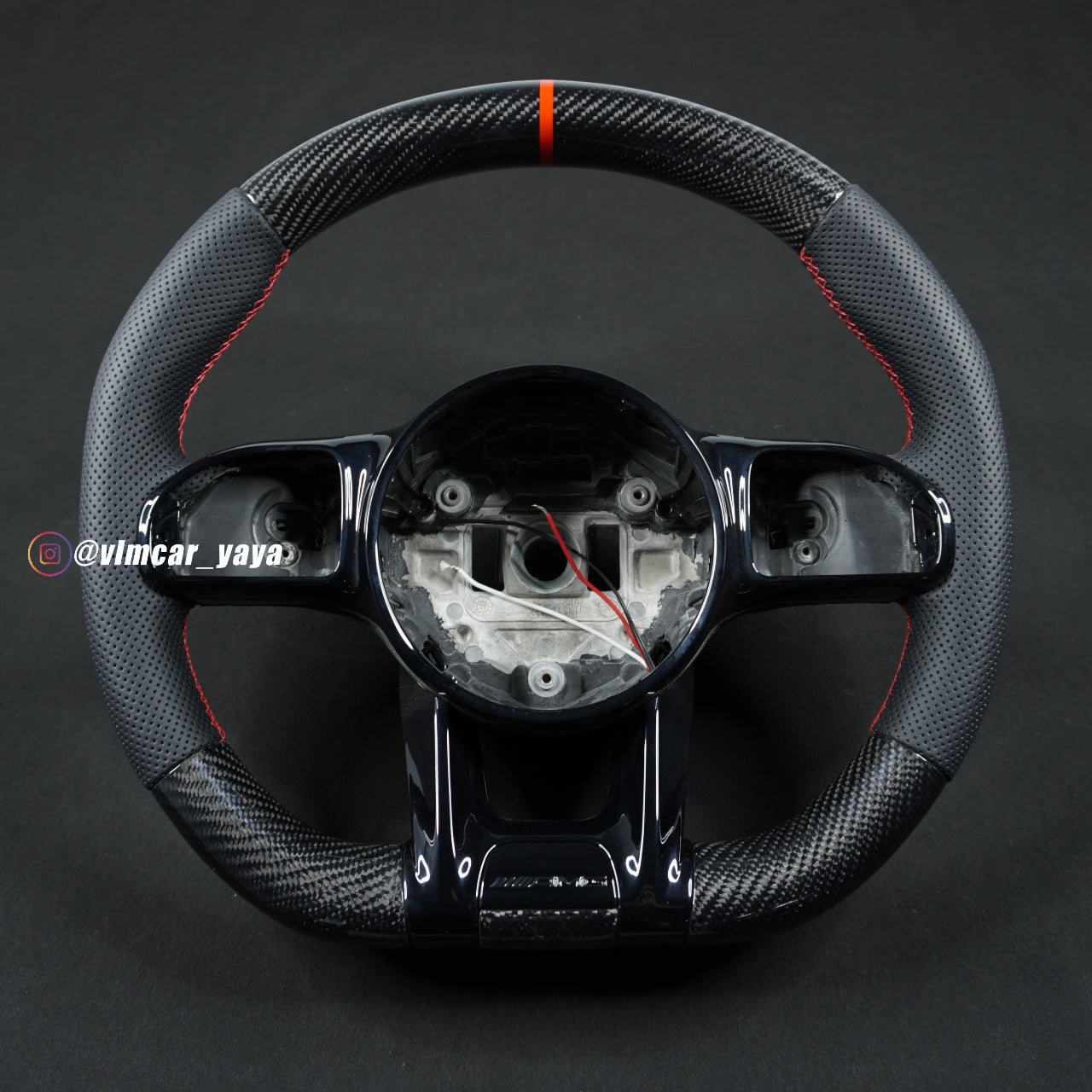 Private Custom Carbon Fiber Steering Wheel For Mercedes Benz C/ E / S / G AMG / Old  Model to New AMG 809