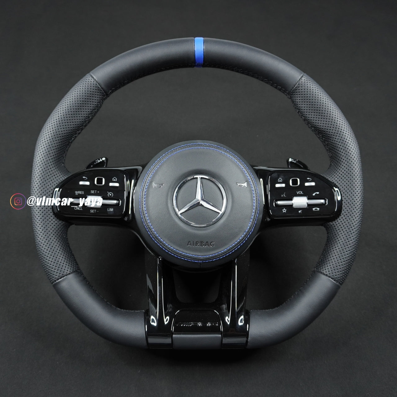 Private Custom Carbon Fiber Steering Wheel For Mercedes Benz C/ E / S / G AMG / Old  Model to New AMG 809