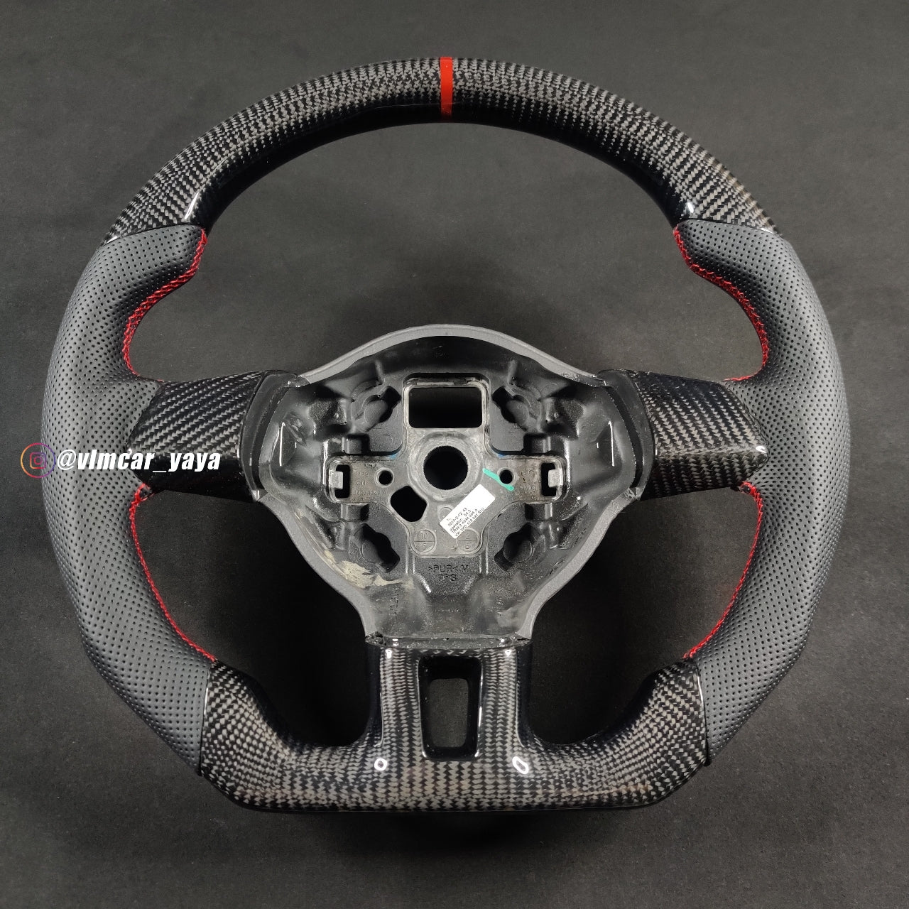 Private Custom Carbon Fiber Steering Wheel For Volkswagen Normal MK6 Golf6 VW