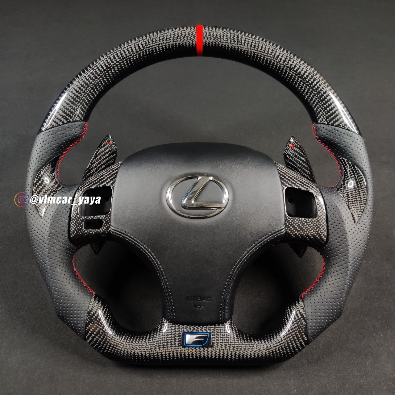 Private Custom Carbon Fiber Steering Wheel For Lexus IS250