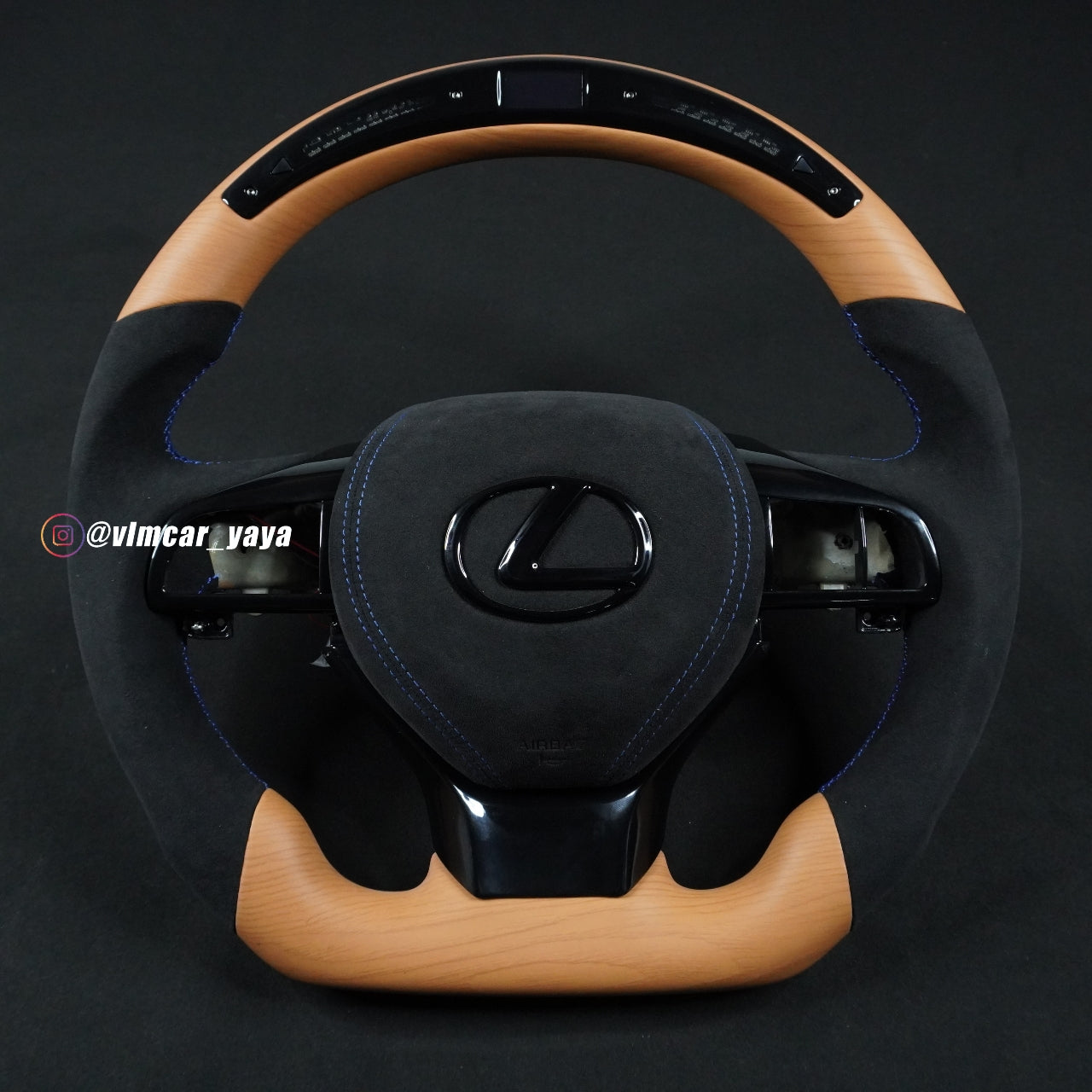 Private Custom Carbon Fiber Steering Wheel For Lexus ES / GS / LM / GX / ES / RX / LX