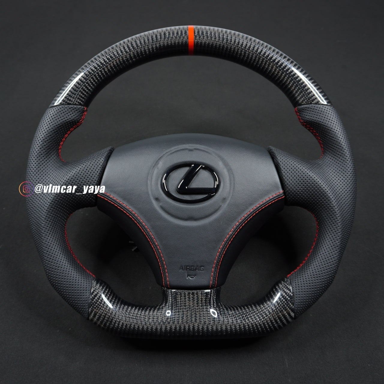 Private Custom Carbon Fiber Steering Wheel For Lexus GS / GS250 / GS350 / GS300 / GS400 / GS430 /  GS450