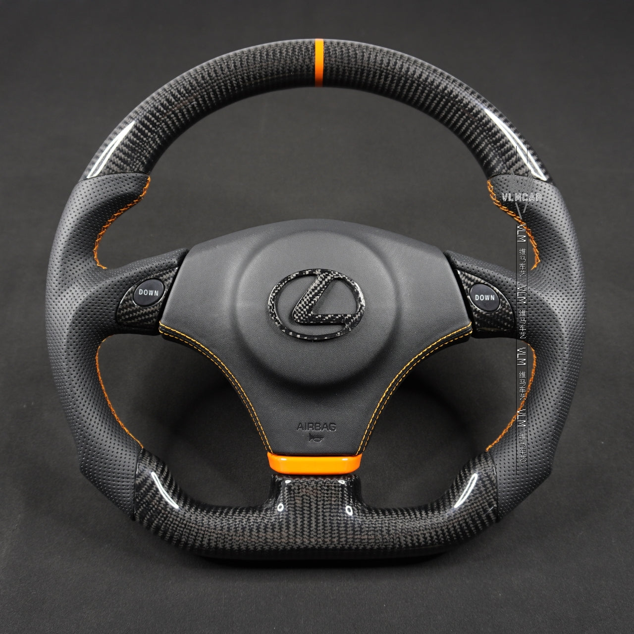 Private Custom Carbon Fiber Steering Wheel For Lexus IS200 IS300