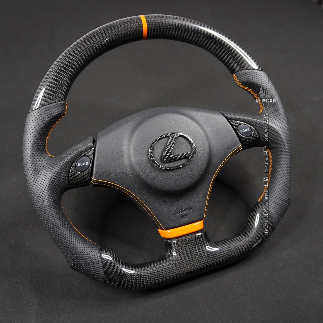 Private Custom Carbon Fiber Steering Wheel For Lexus IS200 IS300