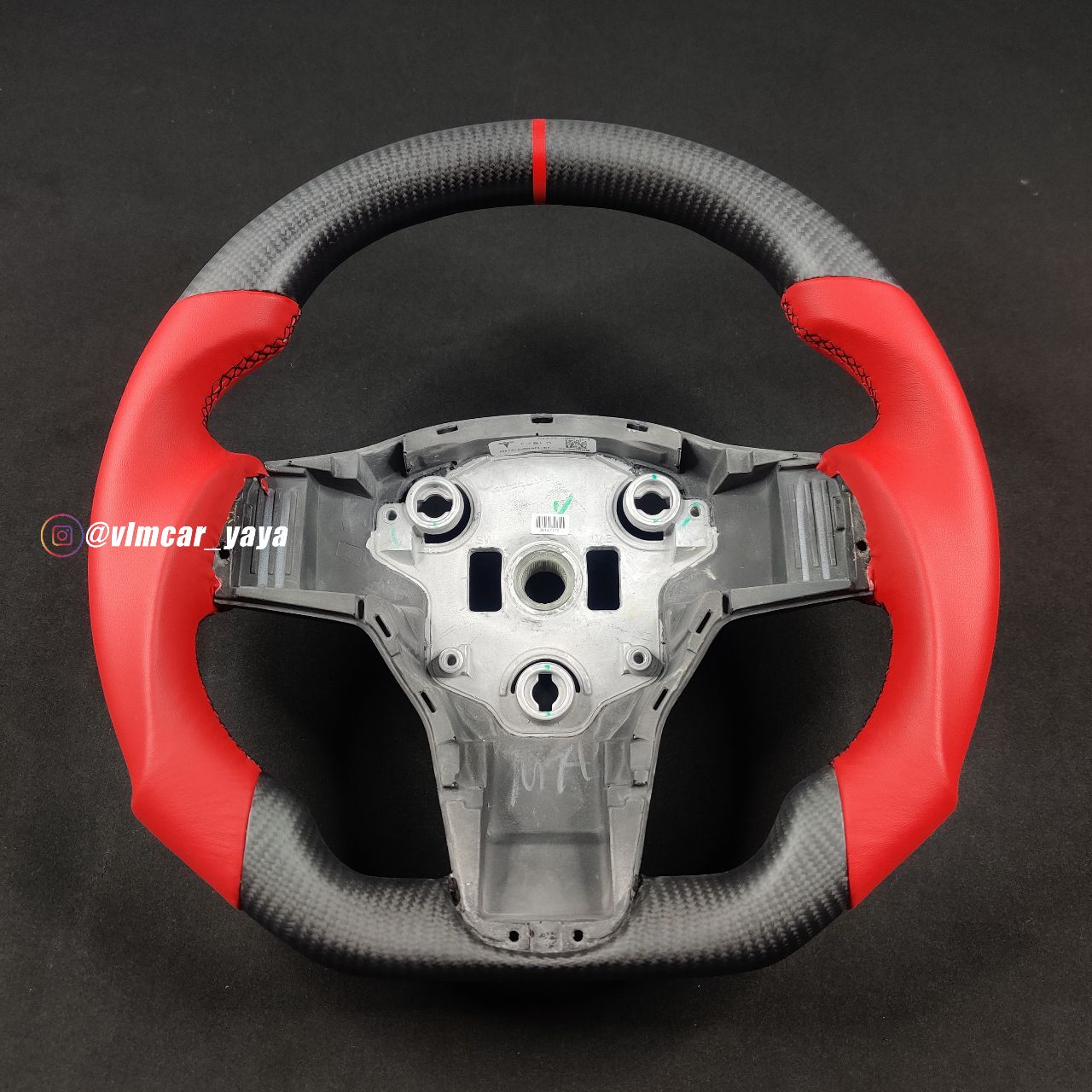 Private Custom Carbon Fiber Steering Wheel For Tesla Model3 ModelY