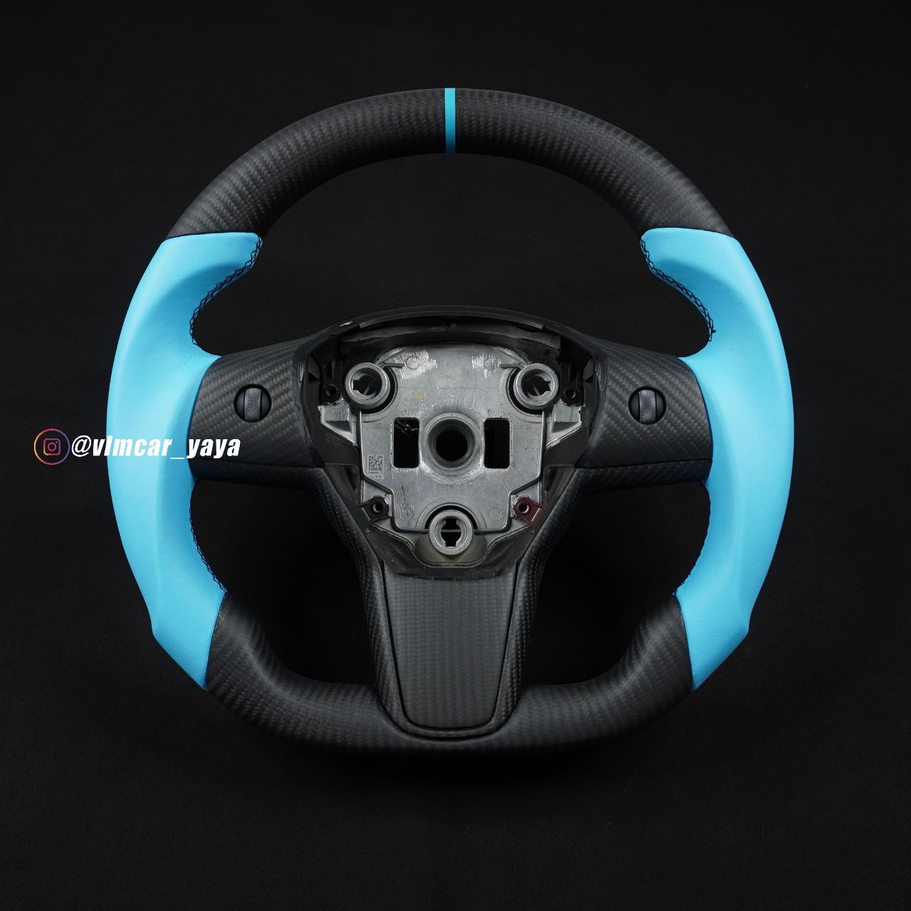 Private Custom Carbon Fiber Steering Wheel For Tesla Model3 ModelY