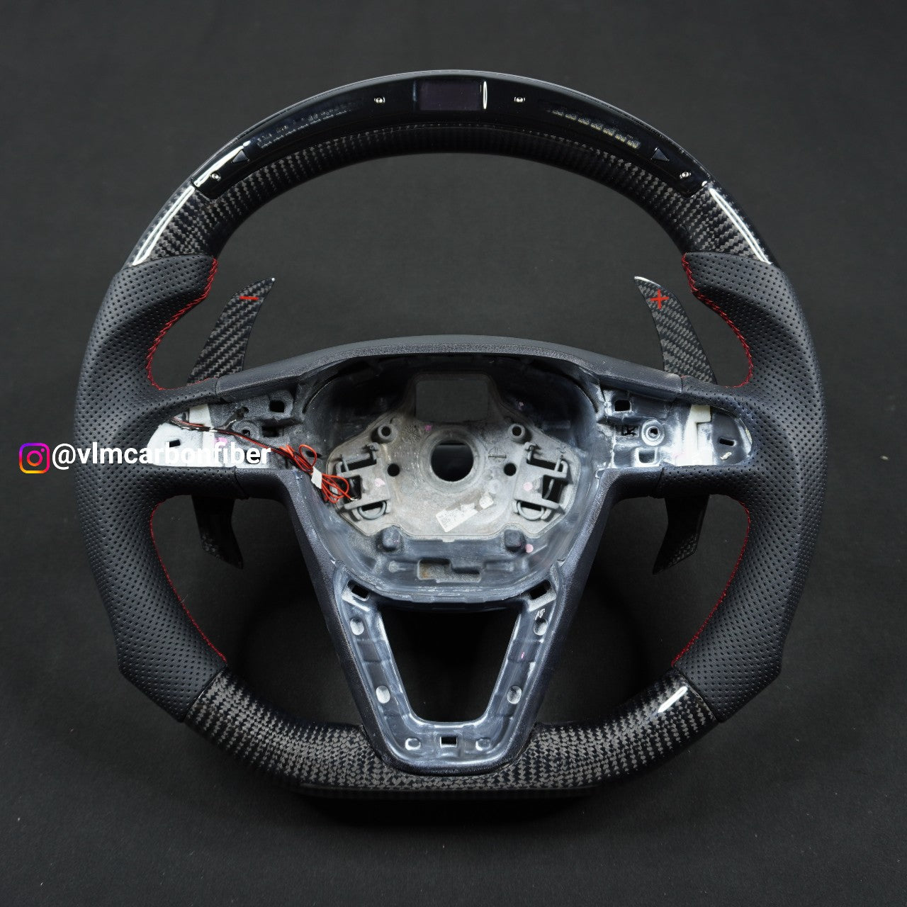 Private Custom Carbon Fiber Steering Wheel For Seat Leon Cupra R ST Ateca FR IBIZA