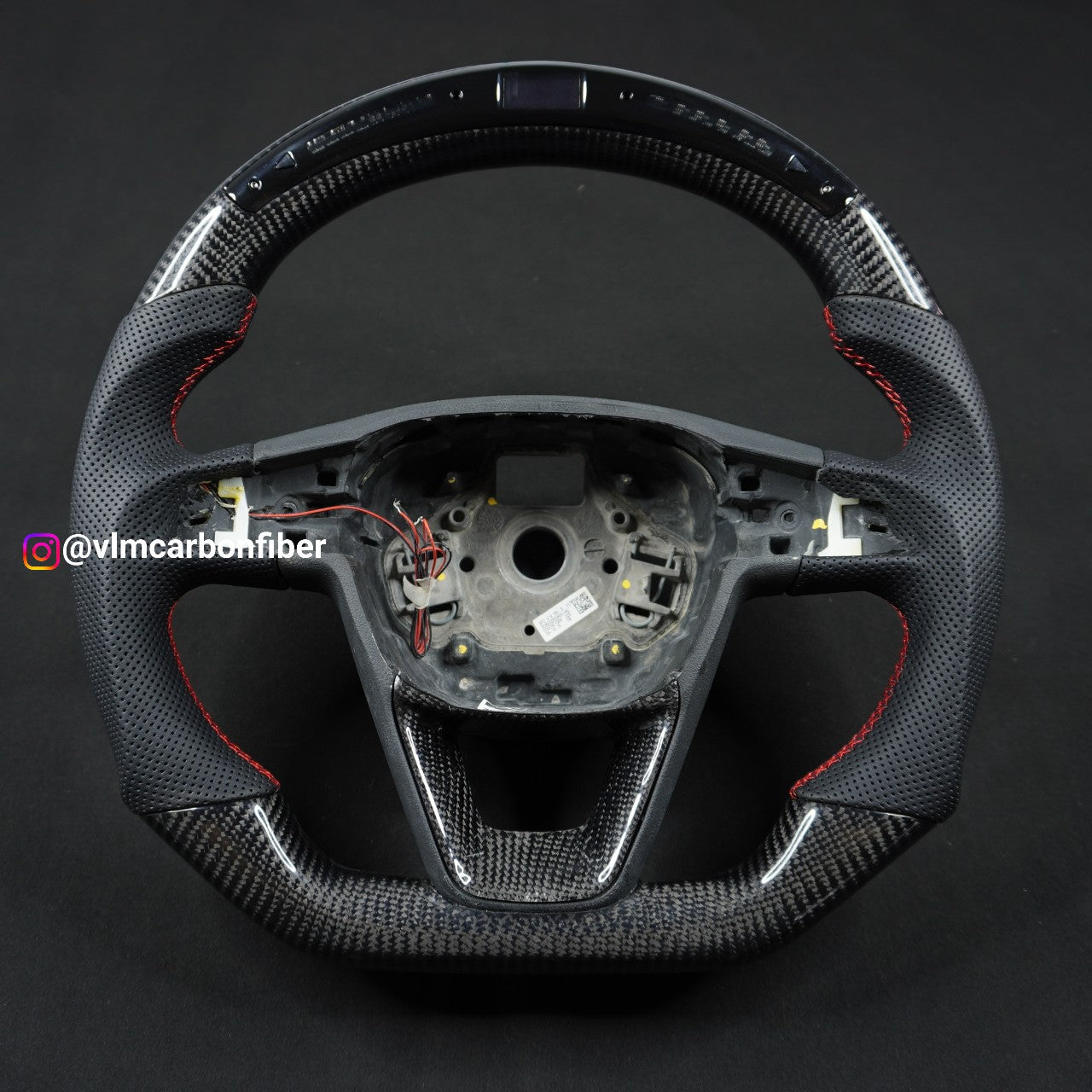 Private Custom Carbon Fiber Steering Wheel For Seat Leon Cupra R ST Ateca FR IBIZA