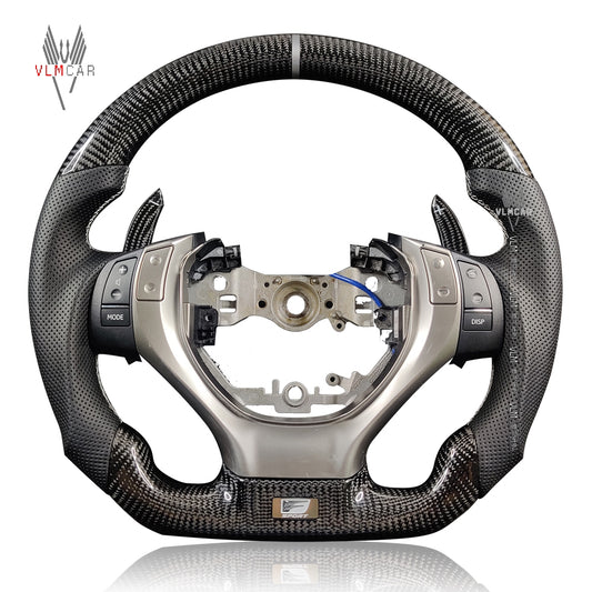 Private Custom Carbon Fiber Steering Wheel For Lexus GS / GS250 / GS350 / GS300 / GS400 / GS430 /  GS450